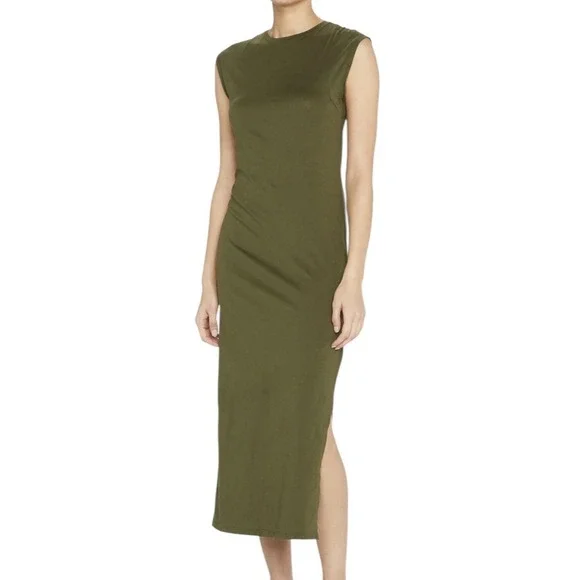 green emerald velvet dress Cowl Neck 50s Open Back Vintage Emerald Green Dress main image 0